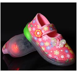 Tiny Bugs Floral & Butterfly Designed LED Ballerinas - Pink-image-32