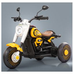 BAYBEE Boltster Electric Bike for Kids with Foot Accelerator & Music | Rechargeable Kids Bike with LED Light, Bluetooth & USB | Baby Battery Operated Ride on Bike (Yellow)-13