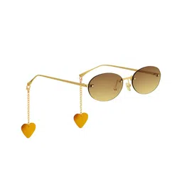 4Flaunt Unisex Oval Sunglasses with UV Protected Lens-41