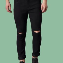 COMFITS Men Classic Slash Knee Stretchable Jeans-image-61