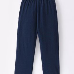 Lazy Bones Sinker Full Length Track Pant with Text Print - Blue image 2