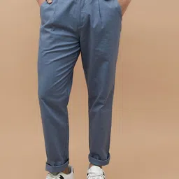 CODE by Lifestyle Regular Fit Cotton Trousers-image-35