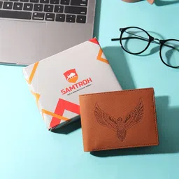 SAMTROH Men Animal Printed Zip Detail Two Fold Wallet-image-65