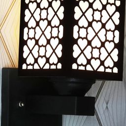 Gojeeva Brown Wood Square Wall Lamps-picture-19
