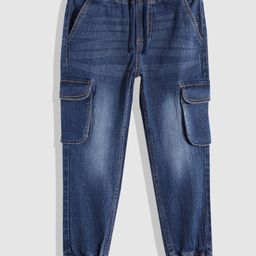 YK Boys Jogger Light Fade Stretchable Jeans-picture-0