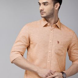 U.S. Polo Assn. Tailored Fit Opaque Casual Shirt-picture-48