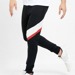 Maniac Men Black Solid Slim-Fit Joggers-24