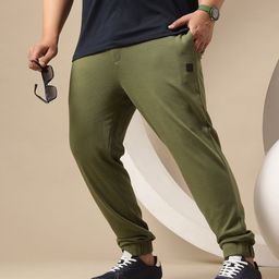 Sztori Men Plus Size Regular Fit Joggers-image-18