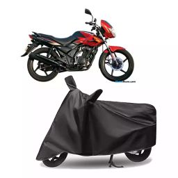 Auto Pearl Polyester Two Wheeler Cover for TVS Flame (Grey)-image-99