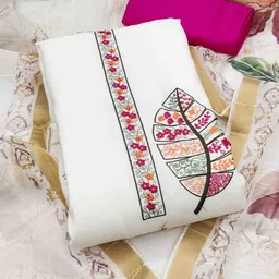 KALINI Embroidered Unstitched Dress Material-picture-13