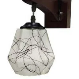 Somil Premium Designer Glass Wall / Night Lamp Elegant & Stylish Dcor Accent for Modern Interiors, Color- Black, White, Size:- 23 X 28 X 25.5 CM-image-91