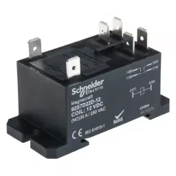 Schneider Electric 24 V DC Coil 20 A Switching Current DPST Panel Mount Power Relay, 92S7D22D-12-39
