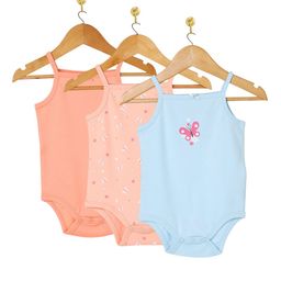 Nuego Infants Pure Cotton Pack Of 3 Cotton Bodysuits-32