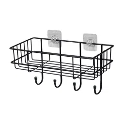 Pro Home Corner Wall Shelf Chrome Finish Black, PH-WALL-RCK-HNG-01-image-88