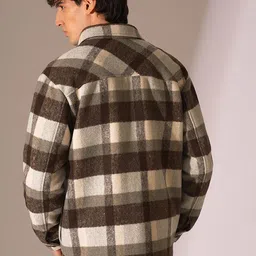 SELECTED Men Checked Open Front Jacket image 5