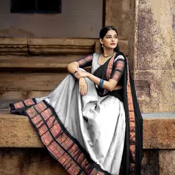 R K INFINITIVE Semi-Stitched Lehenga & Unstitched Blouse With Dupatta image 4