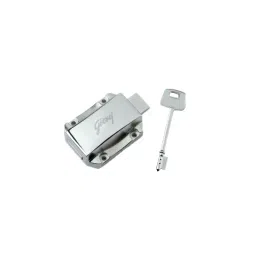Godrej Supernova Nickel Plated Wardrobe Lock 7652-45