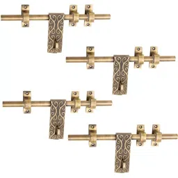 Atom Aluminium Gold Finish Adjustable Latch, ALDROP-VINE-104 (Pack of 4)-43