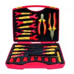 De Neers Red & Yellow Dipped Non Sparking Insulated Tools Set 25 Pcs-24