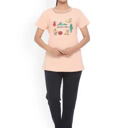 WOOL 4U Women Graphic Printed Night suit-image-79