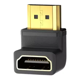 FEDUS HDMI Male to Female Converter Connector L Shape for HDTV, Plasma TV, LED, LCD-25