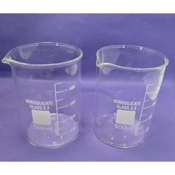 GENERIC 500 ml Borosilicate Glass Transparent Beakers, GBeaker500ml2p (Pack of 2)-image-69