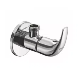 PLUMBER ANGEL Angle Cock with Wall Flange, ANG-2105-20