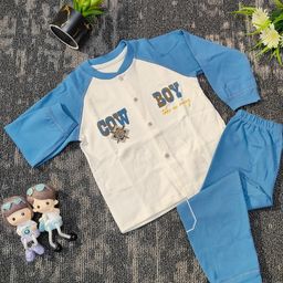 Zankhi Kids-Unisex Pure Cotton Printed Clothing Set-image-87