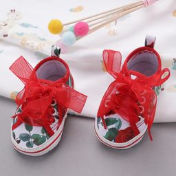 Babyoye Casual Booties - Red-image-0