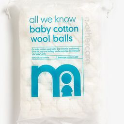 Mothercare All We Know Cotton Wool Balls White - 200 Pieces-12