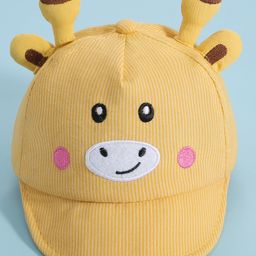 Babyhug Baseball Cap Giraffe Design Yellow - Diameter 14.5 cm-image-32