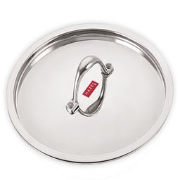 HAZEL Stainless Steel Cookware Plain Lid With Handle (Outer Diameter 30.2 cm, Inner Diameter 28 cm)-image-18