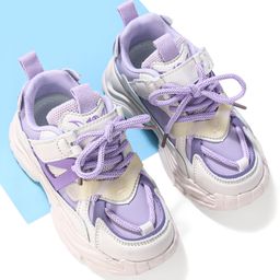 Oh! Pair Sneakers with Lace Up Closure - Purple-image-51
