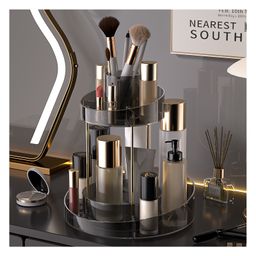 Mason Home Two Tier Vanity Makeup Organiser - Grey-image-40