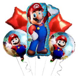 Bubble Trouble Super Mario Bros Theme Birthday Party Decoration Balloons for Kids Boys Girls Chiller Party (Set of 5 Pc)-18