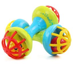FunBlast Soft Dumbbell Rattle Teether Toy for BabiesPack of 1 Multicolor-9