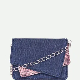 ZOUK Cashmere Noir Self Design One Handle Sling Bag-19