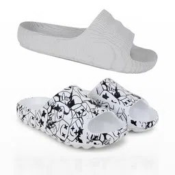Pampy Angel Men Grey Flip Flops-image-44