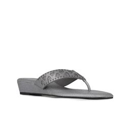 Inc 5 Printed Ethnic Wedge Sandals with Bows image 2