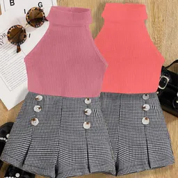 DEL LUNA Girls Pack of 2 Cotton Jumper Dress-image-54