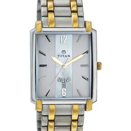 Titan Men Silver-Toned Dial Watch NH1506BM01-picture-28