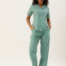 AMUKTI Women Printed Pure Cotton Night suit-image-22