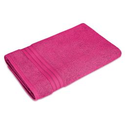 Layers Be Bold Pink Pure Cotton 450 GSM Bath Towel-picture-2