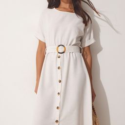 Happiness istanbul A-Line Midi Dress-image-35