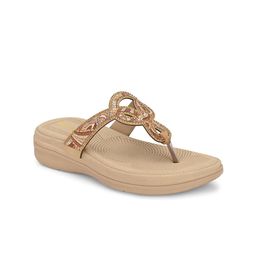 Anouk Women Solid Casual Open Toe Flats With Ethnic Embellished-image-12
