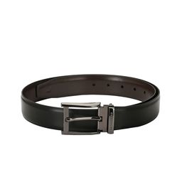 Pacific Gold Black and Brown Reversible 50 Inch Faux Leather Casual And Formal Men Belt-8