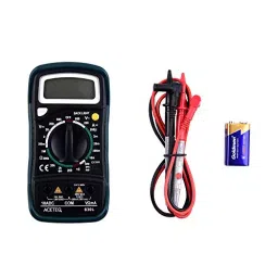 ACETEQ Digital Multimeter Black and Dark Green, 830L-32