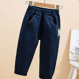 LULU & SKY Boys Tapered Fit High-Rise Trousers-image-100