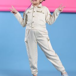 Baawri Girls Printed Shirt with Trousers-image-6
