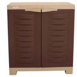 Supreme Storage Cabinet Paneled Hinged 2 Doors, Globus Brown and Dark Beige-picture-33
